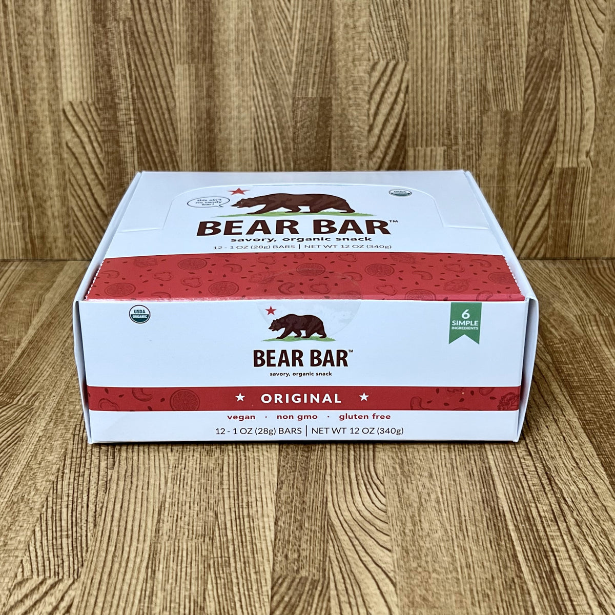 BEAR BAR, ORGANIC, ORIGINAL 1 OZ CASE OF 12 Bear Bar